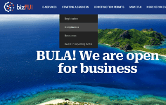 BIZFIJI Portal for Fiji Ministry of Commerce, Trade, Tourism and Transport
